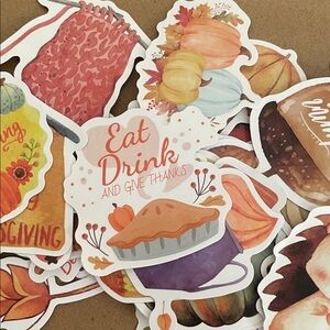 50 Thanksgiving/Fall Themed‎ Stickers
